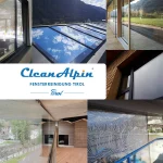 Professionelle Fensterreinigung von CleanAlpin in Tirol